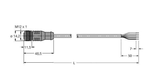 TURCK - Busleitung für CAN (DeviceNet™, CANopen), PUR-Kabelmantel, T