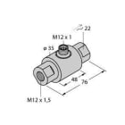 TURCK - Strömungsüberwachung, Inline-Sensor ohne integrierte Auswert