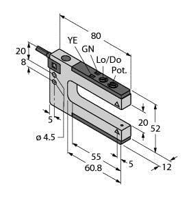 TURCK - Opto-Sensor, Gabellichtschranke
