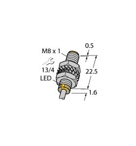 TURCK - Induktiver Sensor, mit erhöhtem Schaltabstand, Standard