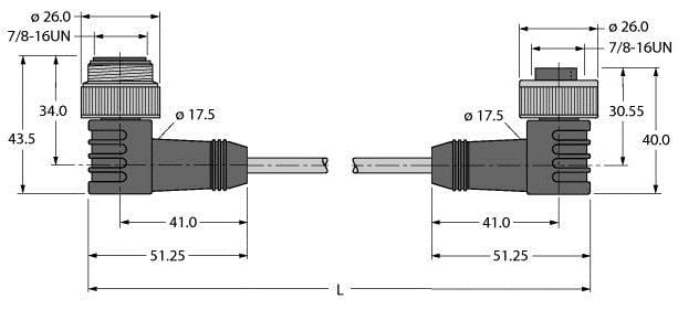 TURCK - Busleitung für CAN (DeviceNet™, CANopen), PVC-Kabelmantel