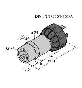 TURCK - Drucktransmitter, mit Stromausgang (2-Leiter)