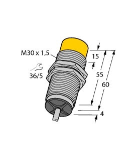 TURCK - Induktiver Sensor, mit Analogausgang, Standard