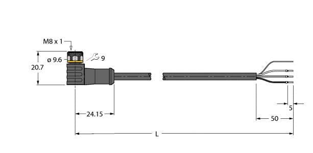TURCK - Aktuator- und Sensorleitung / PVC, Anschlussleitung