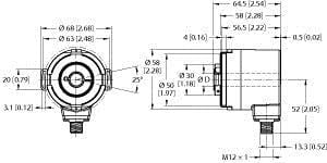 TURCK - Absoluter Drehgeber - Singleturn, Industrial-Line
