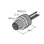 TURCK - Zubehör für Aktuator-/Sensorleitungen, Flanschstecker mit Li