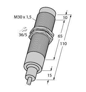 TURCK - Induktiver Sensor, mit erweitertem Temperaturbereich, Standa