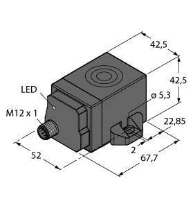 TURCK - Induktiver Sensor, für die Lebensmittelindustrie,