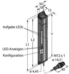 TURCK - Pick-to-Light, Bestückungssensor, Lichtgitter