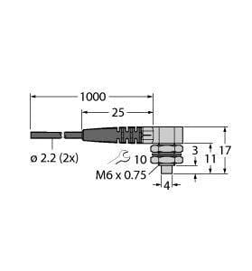 TURCK - Kunststoff-Lichtleiter, Gabelleiter