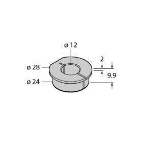 TURCK - Zubehör, Reduzierhülse, für Drehgeber RI-QR24