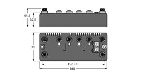 TURCK - BL compact Multiprotokoll Station für Industrial Ethernet, 4