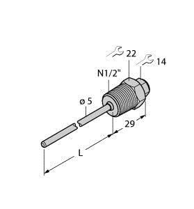 TURCK - Zubehör, Schutzrohr, für Temperatursensoren