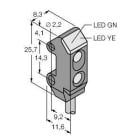 TURCK - Opto-Sensor, Winkellichttaster, Miniatursensor
