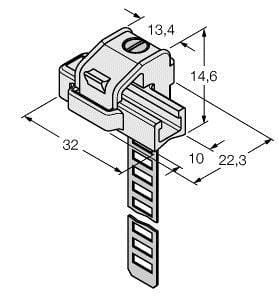 TURCK - Zubehör, Klemmstück, für Rundzylinder oder Zugankerzylinder