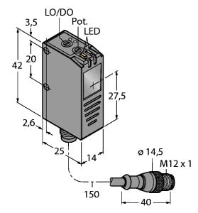 TURCK - Opto-Sensor, Lumineszenztaster
