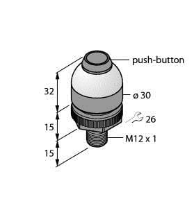TURCK - Pick-to-Light, Bestückungssensor, Drucktaster für Kommission