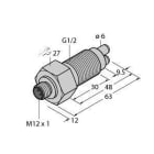 TURCK - Strömungsüberwachung, Eintauchsensor ohne integrierte Auswer
