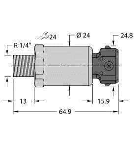 TURCK - Drucktransmitter, mit Stromausgang (2-Leiter)