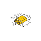 TURCK - Induktiver Sensor, uprox®+