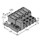 TURCK - Set (Multiprotokoll) in Schutzart IP67, BL ident®