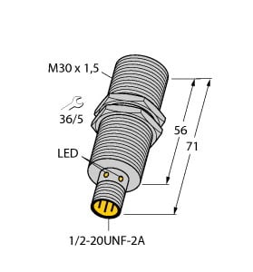 TURCK - Induktiver Sensor, uprox®