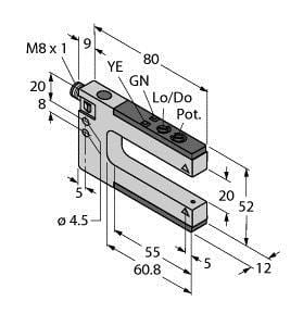 TURCK - Opto-Sensor, Gabellichtschranke