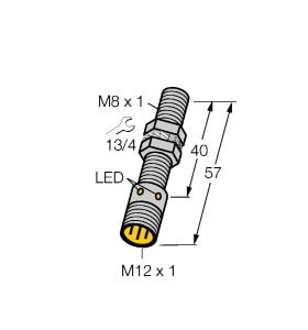 TURCK - Magnetfeldsensor, Magnetinduktiver Näherungssensor