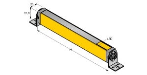 TURCK - Personenschutz Lichtvorhang, Empfänger