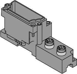 TURCK - BL67 Basismodul, 2 x M12 Steckverbinder, 8-polig