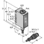 TURCK - Opto-Sensor, Reflexionslichttaster mit einstellbarer Hinterg