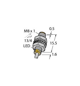 TURCK - Induktiver Sensor, mit erhöhtem Schaltabstand, Standard