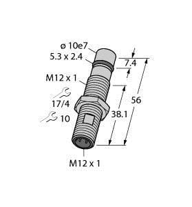 TURCK - Induktiver Sensor, für hohe Drücke, Standard