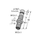 TURCK - Induktiver Sensor, für hohe Drücke, Standard