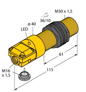 TURCK - Induktiver Sensor, Standard