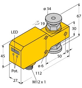 TURCK - Strömungsüberwachung, Inline-Sensor mit integrierter Auswert