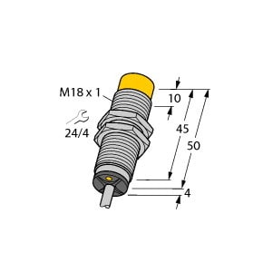 TURCK - Induktiver Sensor, mit erhöhtem Schaltabstand, Standard