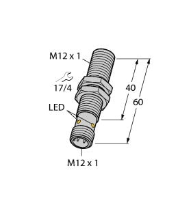 TURCK - Induktiver Sensor, mit selektivem Verhalten, Standard