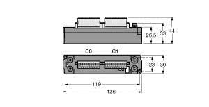 TURCK - piconet® Erweiterungsmodul für IP-Link, 8 digitale pnp Eingä