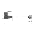 TURCK - Industrielle Sensorleitung, PVC-Kabelmantel
