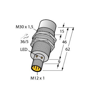 TURCK - Induktiver Sensor, uprox®+