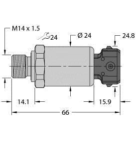 TURCK - Drucktransmitter, mit Stromausgang (2-Leiter)