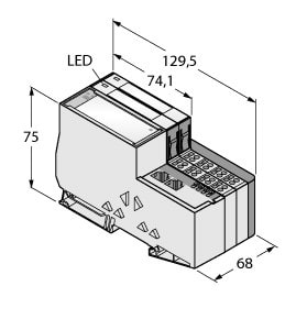 TURCK - Set in Schutzart IP20, BL ident®