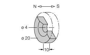 TURCK - Zubehör, Dauermagnet