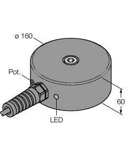 TURCK - Induktiver Sensor, mit erweitertem Temperaturbereich, Standa