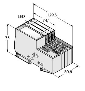 TURCK - Set in Schutzart IP20, BL ident®