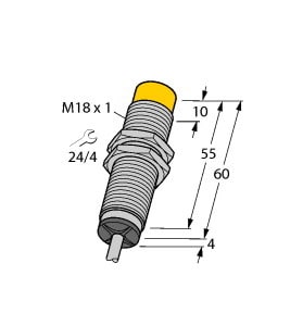 TURCK - Induktiver Sensor, mit Analogausgang, Standard
