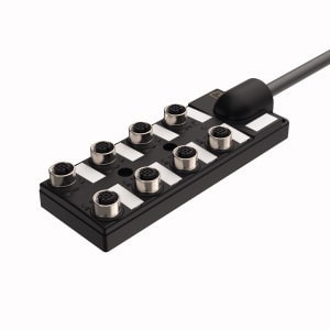 TURCK - Passiver Aktuator-/Sensor-Verteiler M12 x 1, 8-fach, mit fes