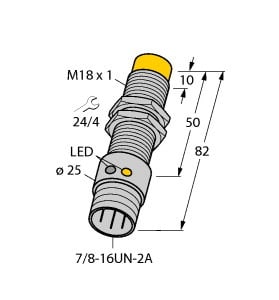 TURCK - Induktiver Sensor, uprox®