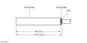 TURCK - Induktiver Sensor, mit erhöhtem Schaltabstand, Standard